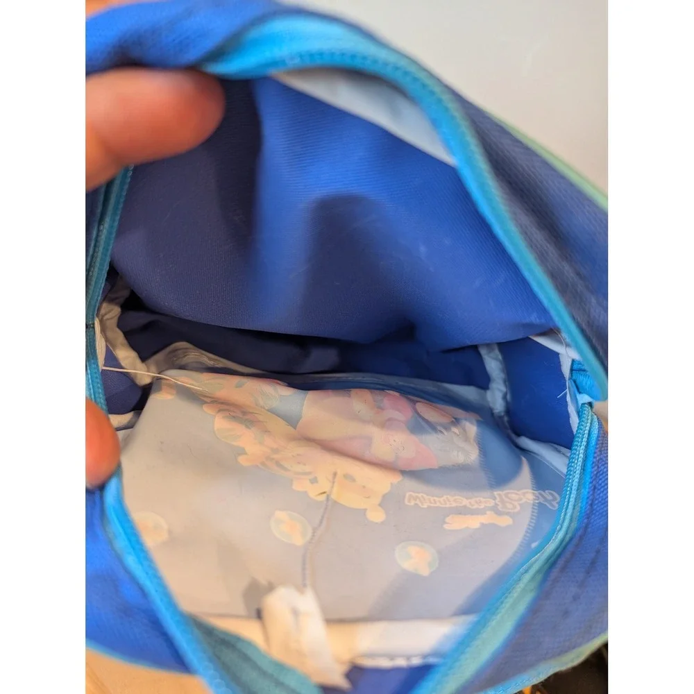 Disney Winnie the Pooh Blue Vinyl Childrens bag with‎ Tags Cute